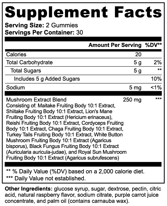 "Focus" Mushroom Extract Complex